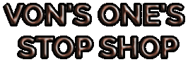 Von's One's Stop Shop logo